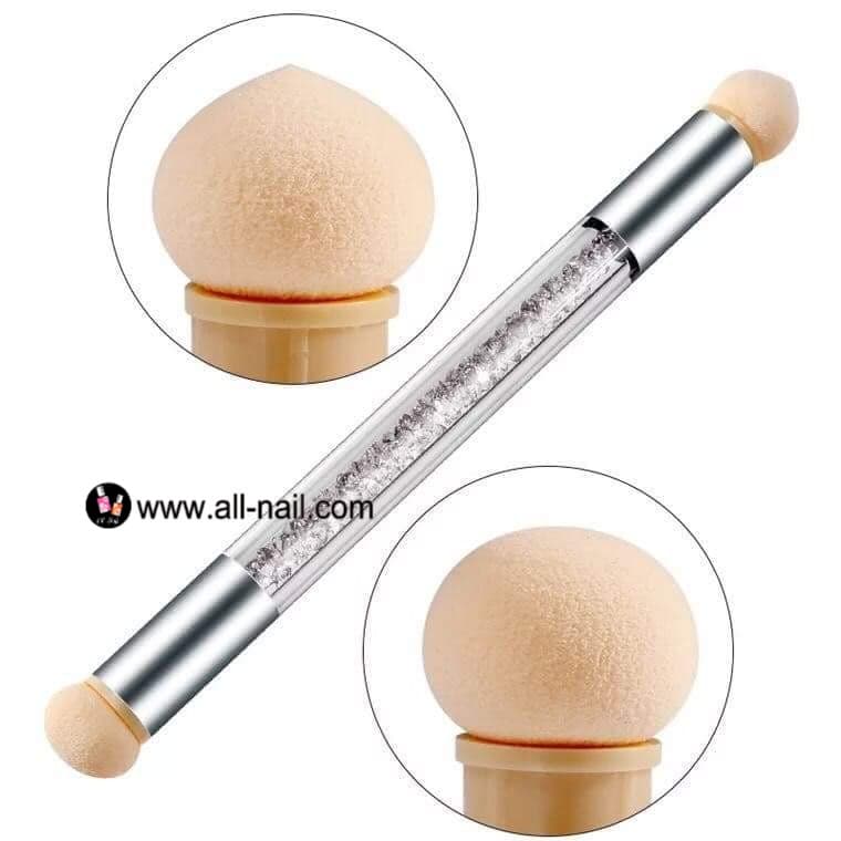 ฟองน้ำไล่สีแบบแท่ง ฟองน้ำ ombre พู่กันไล่สี พร้อมหัวเปลี่ยนอีก4ชิ้น