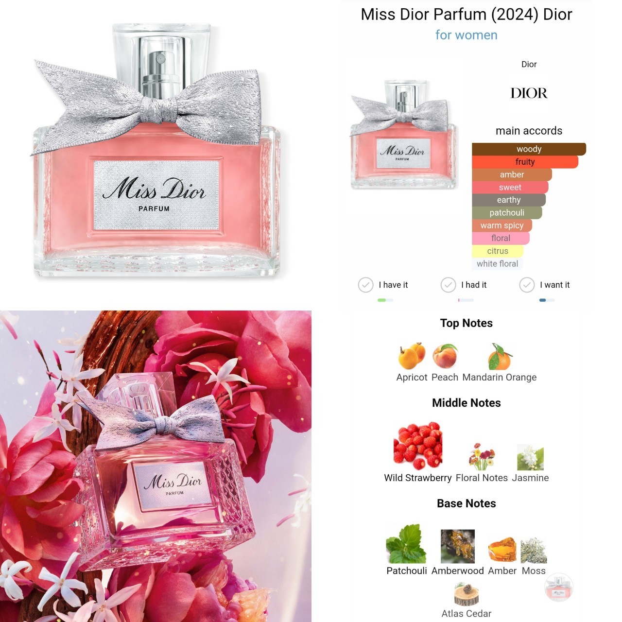 น้ำหอมแท้แบ่งขาย Christian Dior Miss Dior Parfum ปี 2024 💕Travel Size แบบทดลอง