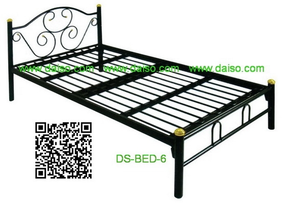 ขายส่ง เตียงนอนเหล็ก3.5ฟุต / เตียงนอนเหล็ก3ฟุตครึ่ง_DS-BED-6