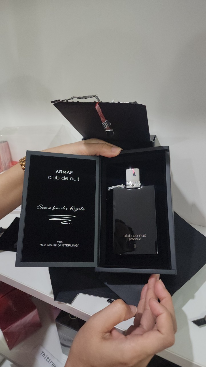 น้ำหอมแท้ Armaf Club de Nuit Precieux I for Men 55ml กล่องซีล กล่องอาจจะไม่สวย กลิ่นนี้เค้าว่าคล้าย Creed Aventus Absolu มากจ้า