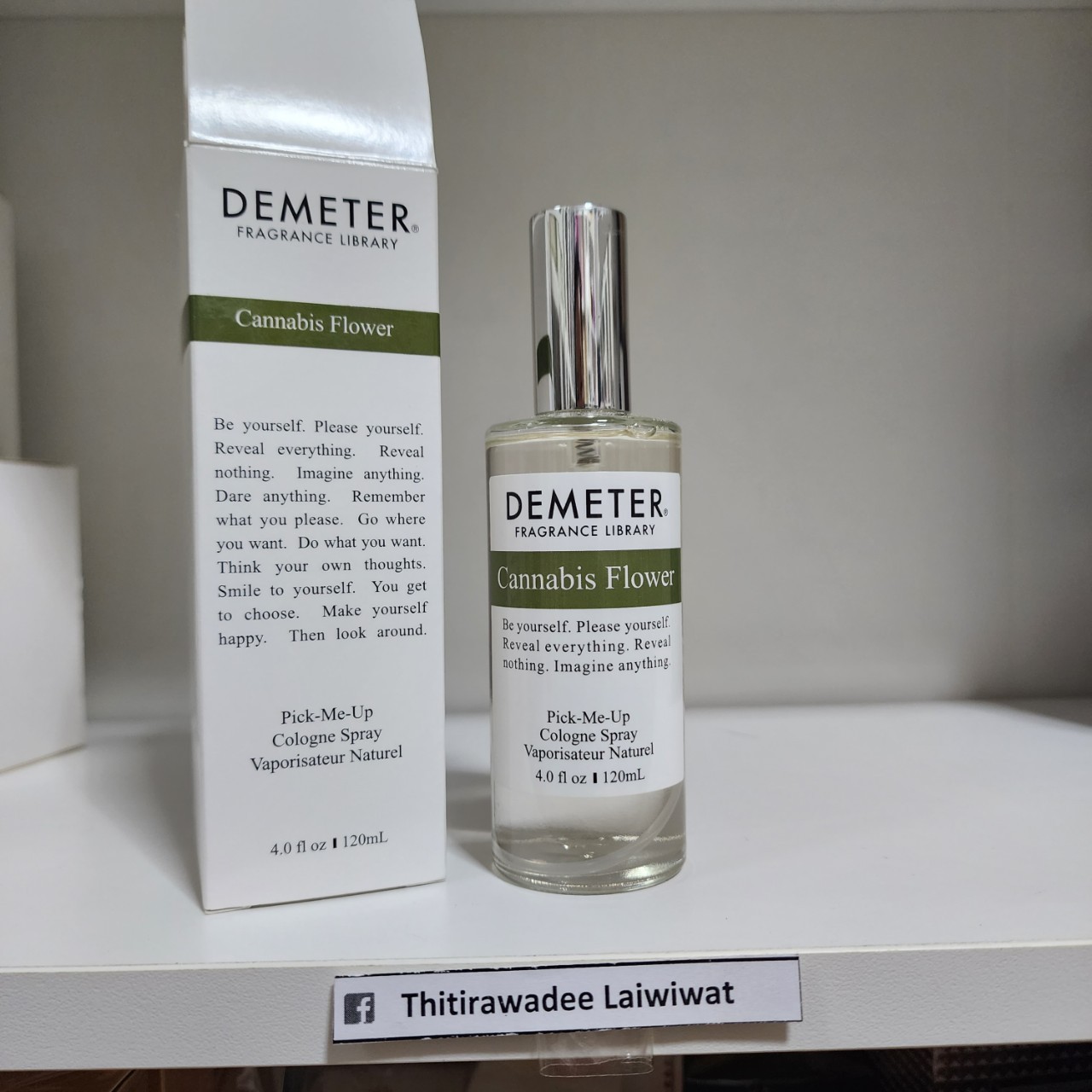 น้ำหอมแท้ Demeter Cannabis Flower cologne Spray 120ml กล่องจริง