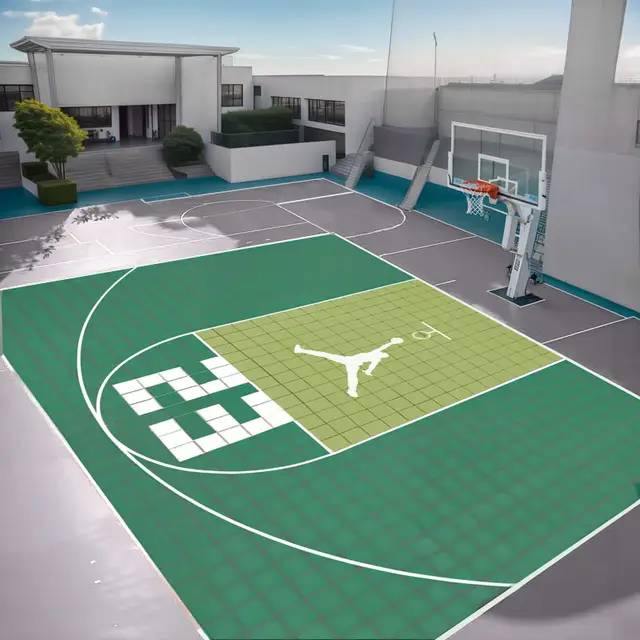 แผ่นพื้นโพรีโพรพีลีน PPสนามบาสเก็ตบอล มาตรฐานสากล