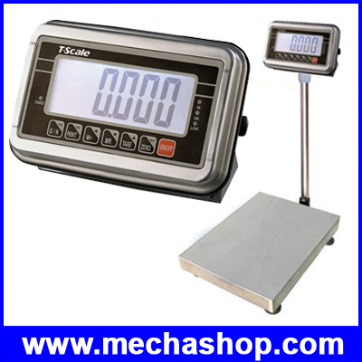 เครื่องชั่งพื้นสแตนเลสดิจิตอลตั้งพื้นกันน้ำ Stainless Platform Scales ชั่งได้ 30kg/5g, 150kg/20g, 300kg/50g สแตนเลสทั้งชุด รุ่น BWS ยี่ห้อ TSCALE(ไต้หวัน)