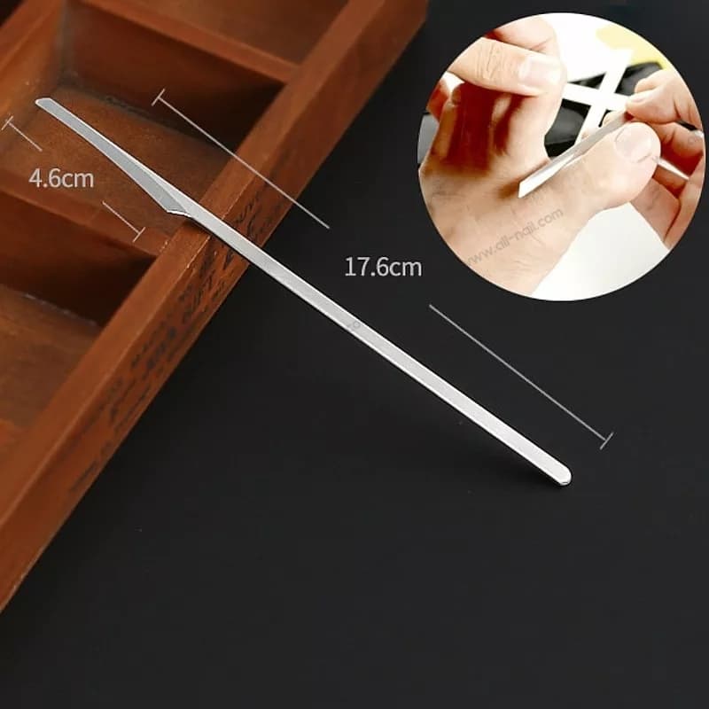 [3ชิ้น/ชุด] เหล็กขูดหนัง มีดขูดหนังกำพร้า ขูดส้นเท้า แซะเล็บขบ