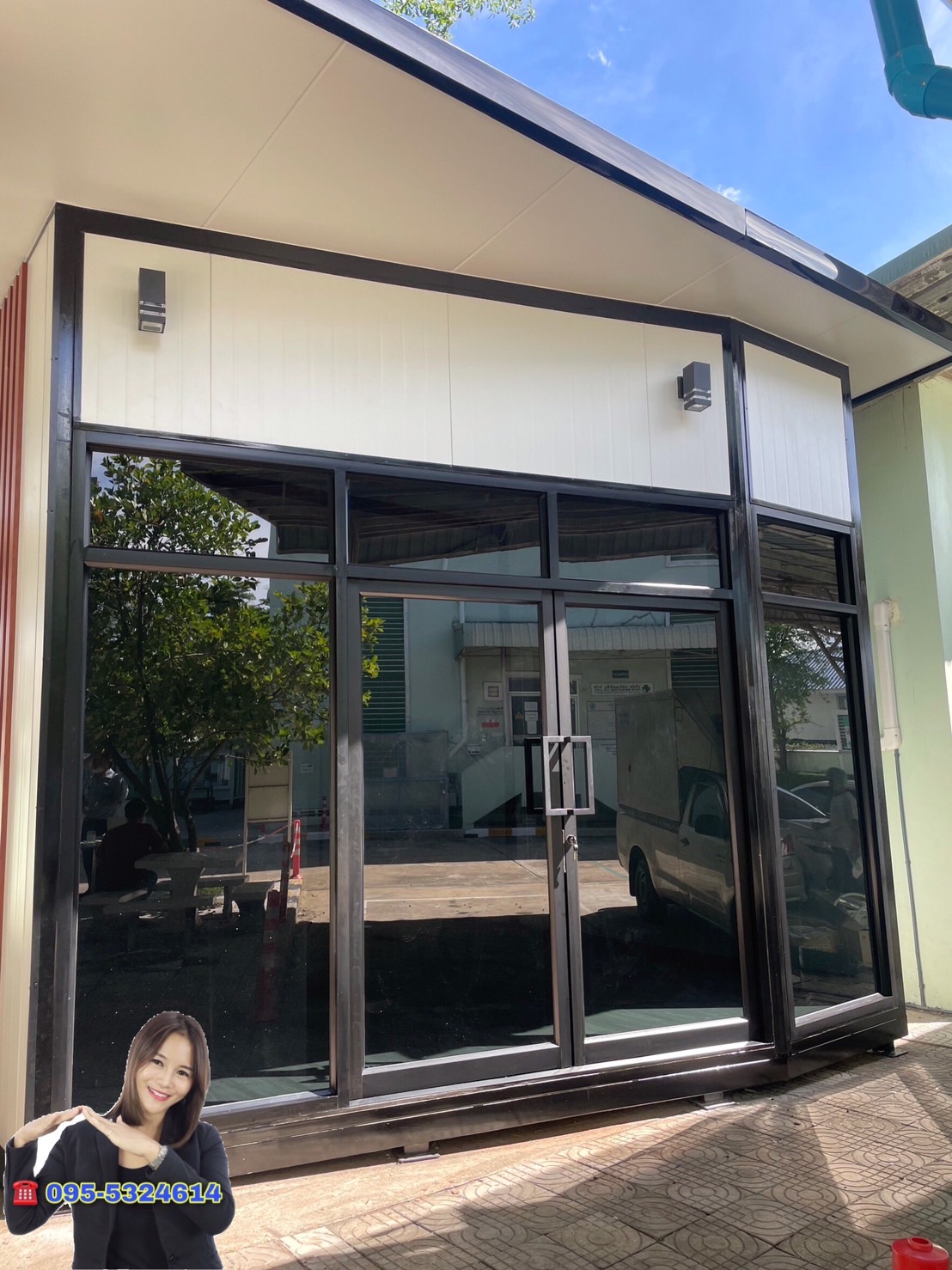 ออฟฟิศสำเร็จรูป บ้านสำเร็จรูป 4.00x6.00 เมตร