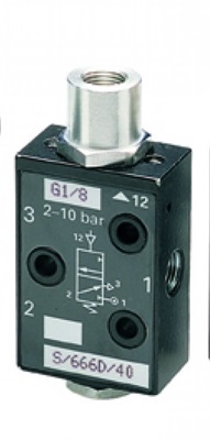 Norgren Control Valve S/666 G 1/8 3/2 Pilot/Spring