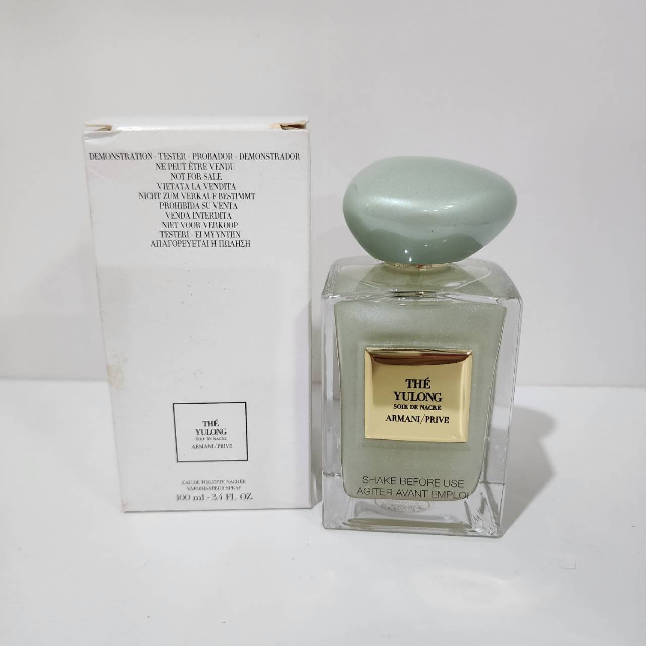 น่้ำหอมแท้ Giorgio Armani Prive The Yulong Soie De Nacre Edt 100ml กล่องเทสเตอร์ กล่องมีจุดเหลือไม่มีผลกับน้ำหอม