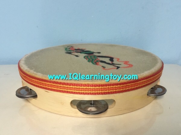 ทัมบูรินมีหน้ากลอง9นิ้ว (แทมบูริน Tambourine) กลองฉิ่ง เป็นเครื่องดนตรีแบบเคาะจังหวะ ให้เสียงดนตรีสดใส ร่าเริง สนุกสนาน ส่งฟรี