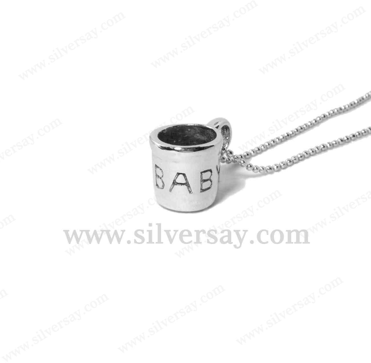จี้ถ้วยกาแฟสลักชื่อ Baby