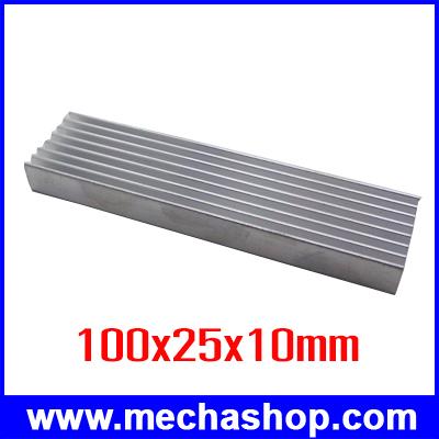 ฮีทซิงค์ ระบายความร้อน หลอดไฟLed อลูมิเนียมระบายความร้อน 100x25x10mm Cooler Cooling LED Power DIY Heatsink Radiator