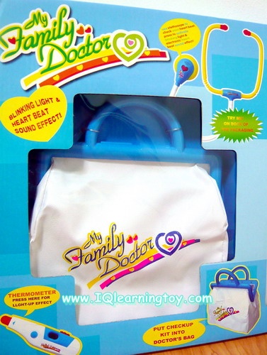 Doctor s Kit 9 pcs. (Blue) ของเล่นชุดคุณหมอ มาพร้อมอุปกรณ์แสนสนุก 8 ชิ้น (สีฟ้า) สร้างจินตนาการและแรงบันดาลใจแสนสนุกให้กับเด็กๆ ** จัดส่งฟรีค่ะ