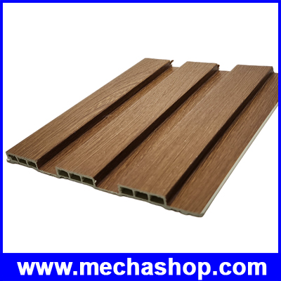 Great Wall Board ไม้เทียม ผนังไม้เทียมตกแต่งบ้าน ตกแต่งผนัง Size: 195x2900mm 12mm Raw Material: Virgin