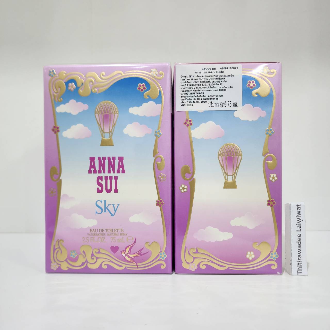 น้ำหอมแท้ Anna Sui Sky EDT 75ml กล่องซีลป้ายไทย