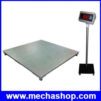 เครื่องชั่งน้ำหนักดิจิตอล เครื่องชั่งขนาดใหญ่ Digital Scale Floor scale โครงสร้างเหล็กหนาพิเศษ ชั่งได้ 3000kg/500g และ 5000kg/500g ยี่ห้อ ZEPPER (จีน)