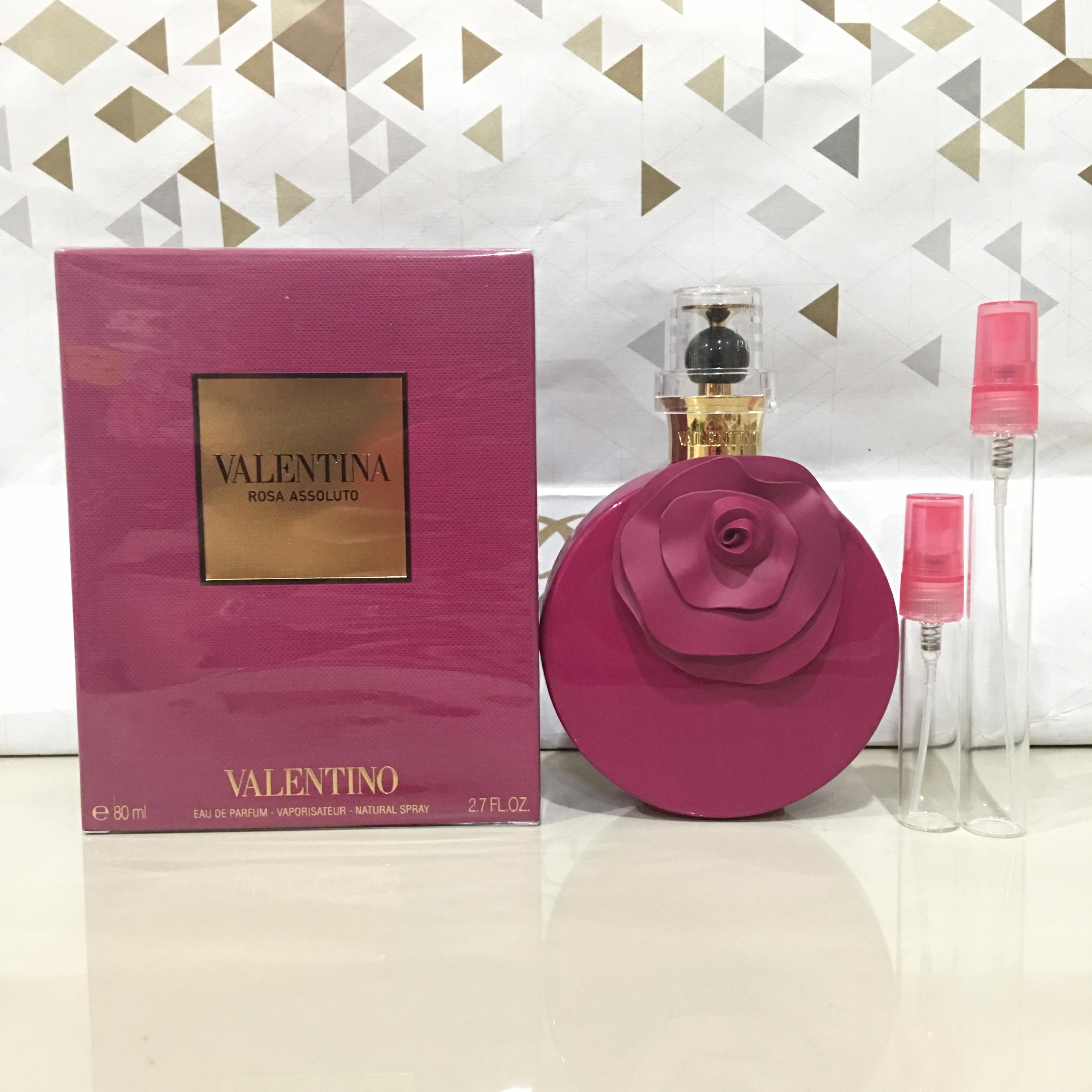 น้ำหอมแท้แบ่งขาย Valentino valentina rosa assoluto Eau De Parfum for women💕Travel Size #แบบทดลอง
