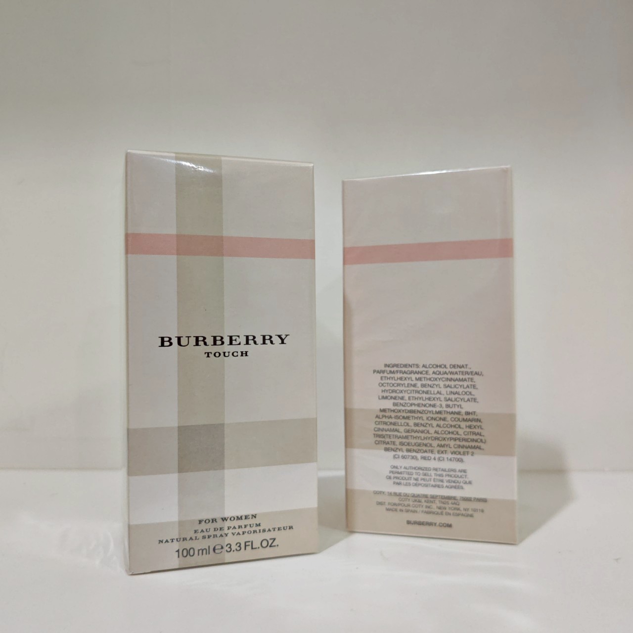 น้ำหอมแท้ Burberry Touch Eau de Parfum Spray For Women 100ml กล่องซีล