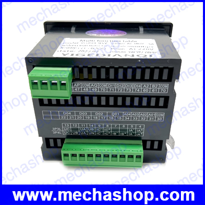 มิเตอร์วัดหน่วยไฟฟ้า มิเตอร์วัดกำลังไฟฟ้า เพาเวอร์มิเตอร์ RS485 3-Phase Power Energy Meter 4-digit Electric Current Voltage VA Hz kWh YG889-9SY