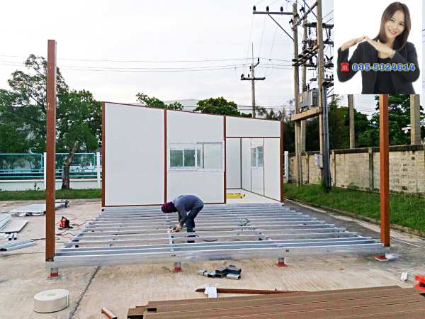 ออฟฟิศสำเร็จรูป บ้านสำเร็จรูป 5.40x10.40เมตร