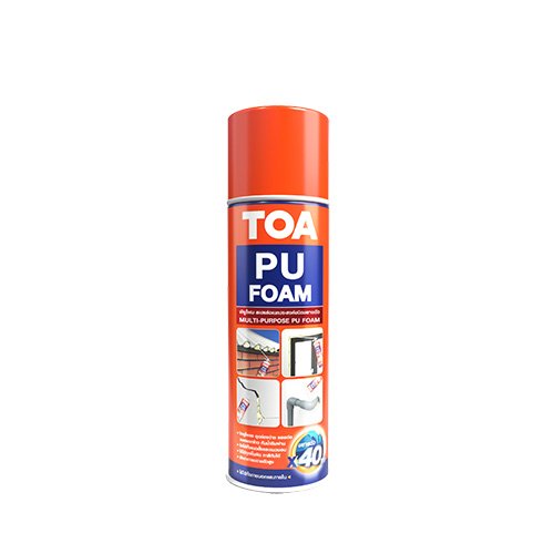 TOA PU FOAM สเปรย์พียูโฟม เอนกประสงค์ แบบกระป๋อง ทีโอเอ