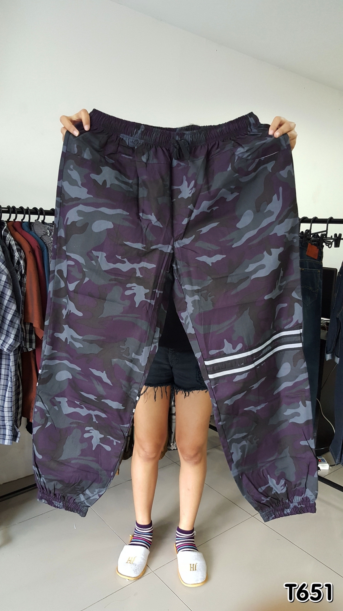 กางเกง jogger JG T651 ทหารแถบ สำเนา สำเนา