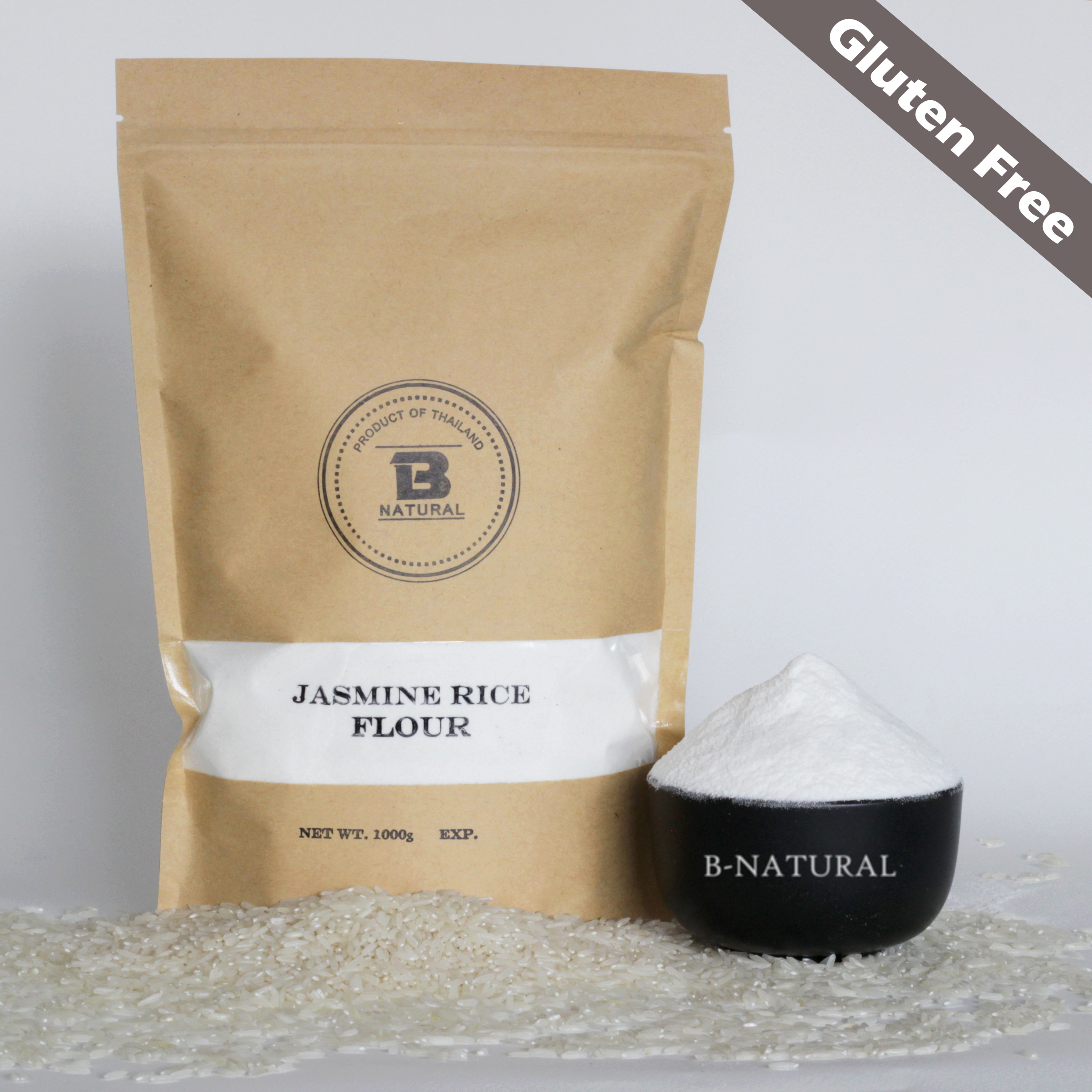 แป้งข้าวหอมมะลิ Jasmine Rice Flour (Gluten Free)