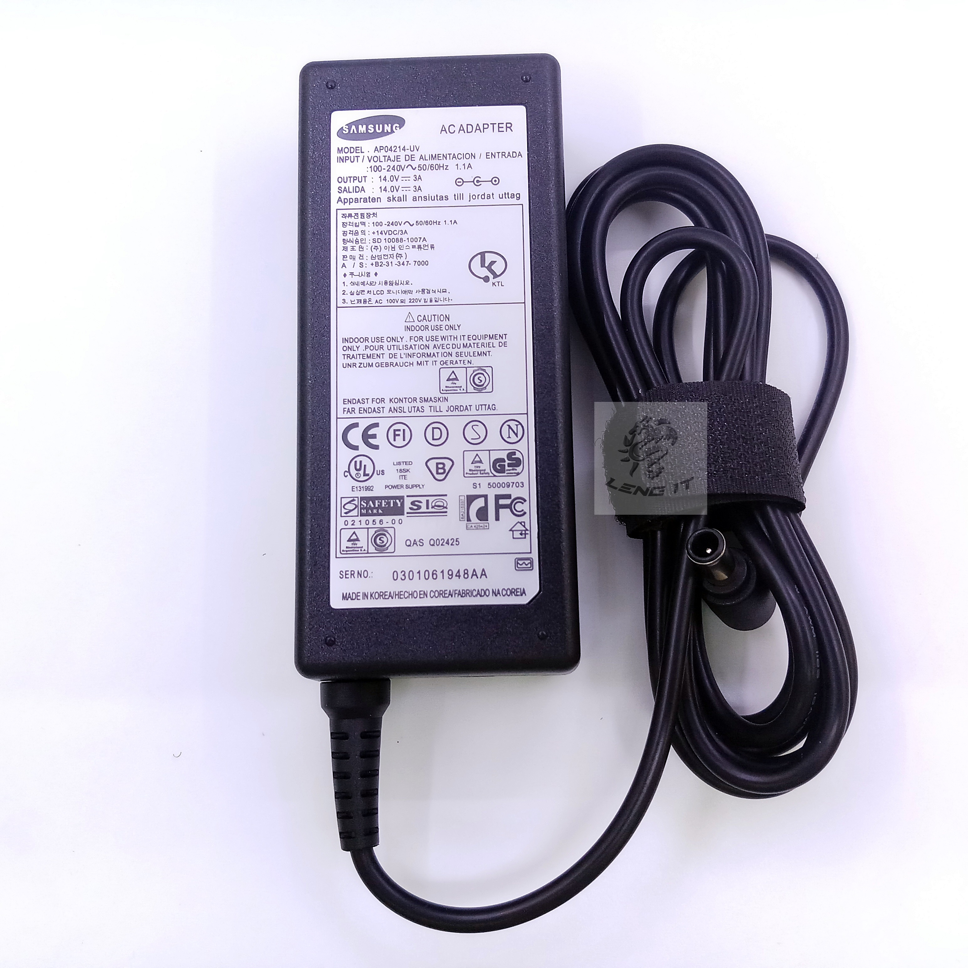 ADAPTER SAMSUNG 14V 3A 42W หัว6.5*4.4MM (ของเทียบ OEM)