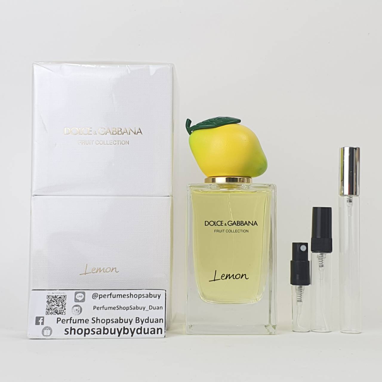 น้ำหอมแท้แบ่งขาย D&G Dolce & Gabbana Lemon EDT Exotic Fruity Gourmand 💕Travel Size แบบทดลอง