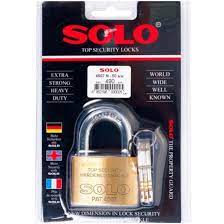 SOLO 4507N กุญแจทองเหลือง ห่วงมาตรฐาน โซโล