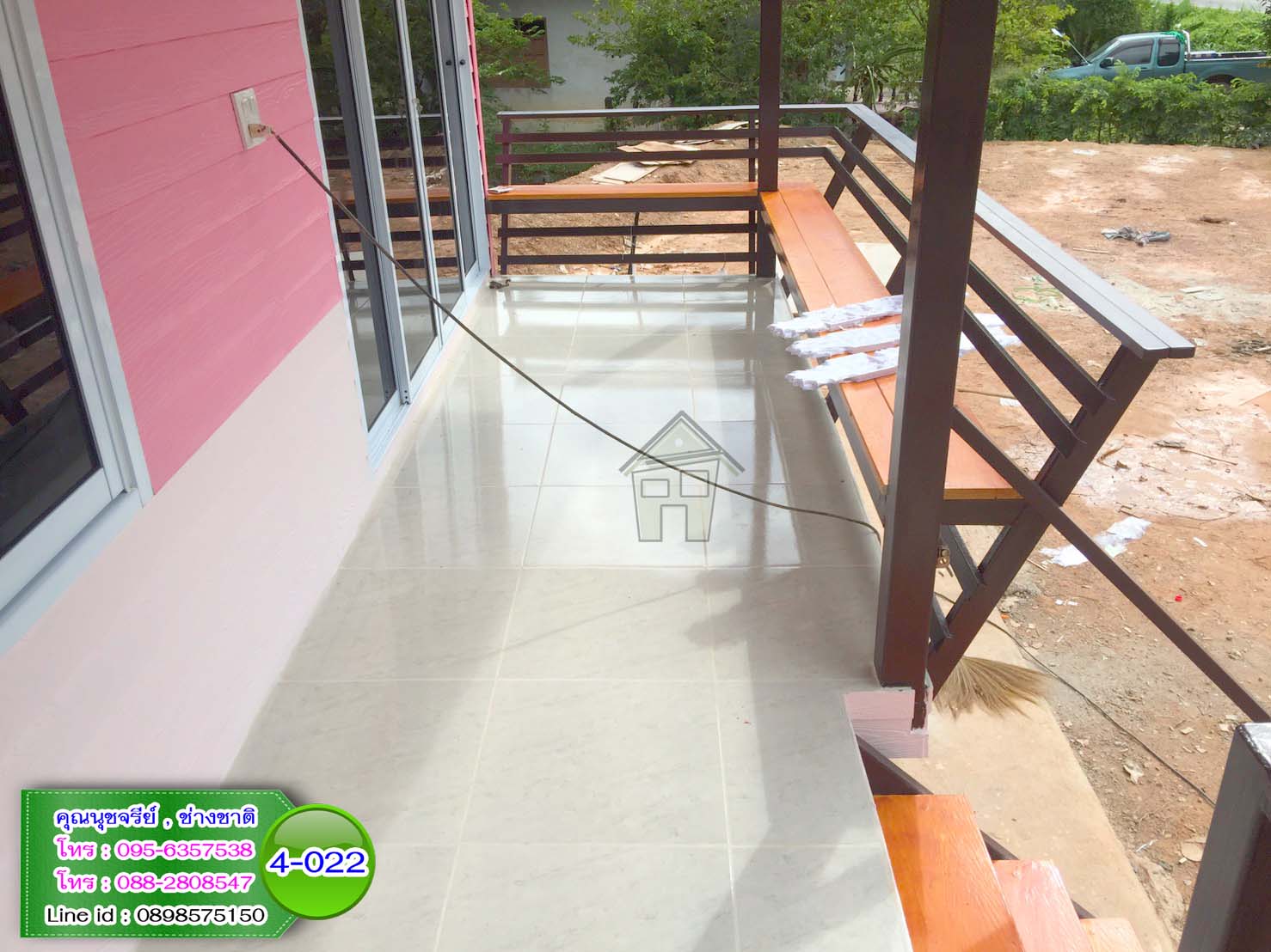 4-022 บ้านน็อคดาวน์ ทรงจั่วมุกซ้อน