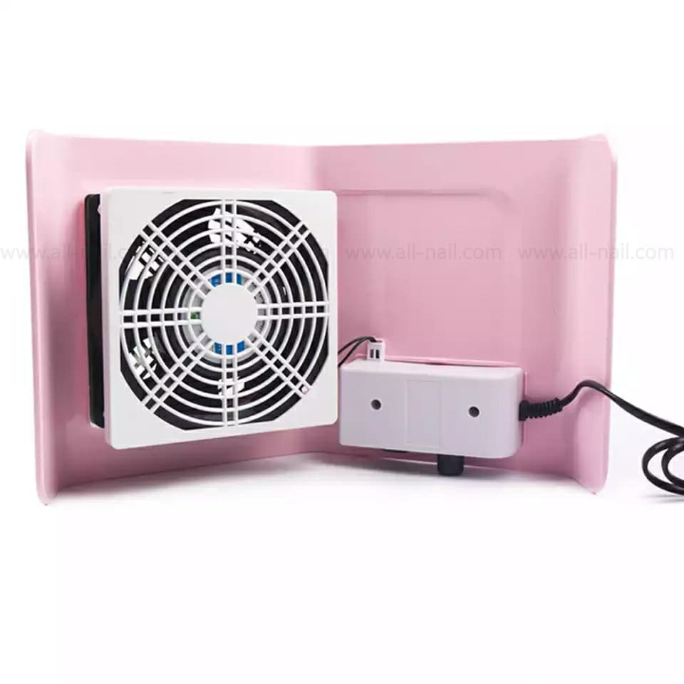 พัดลมดูดฝุ่น เครื่องดูดฝุ่นทำเล็บ 80w ปรับความแรงได้ แถมถุงเก็บฝุ่น