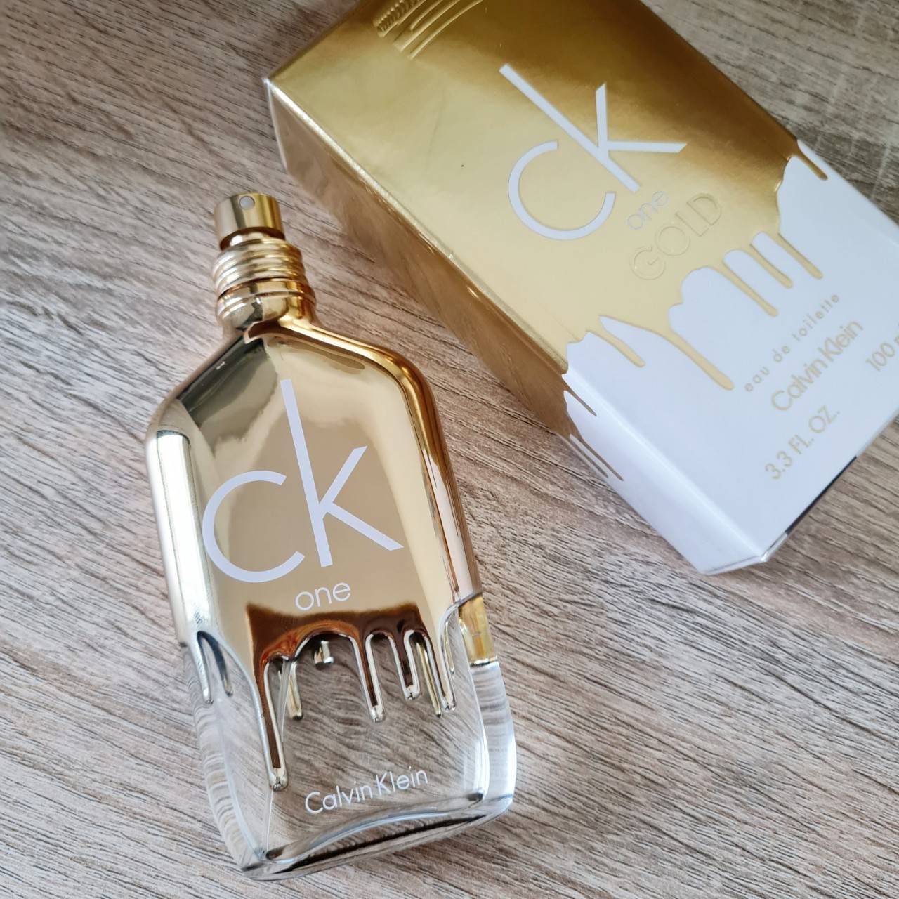 น้ำหอมแท้ Calvin Klein CK One Gold Limited Edition EDT 100 ml. กล่องซีล