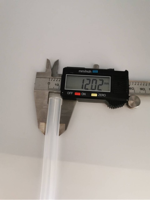 สายยางซิลิโคน 8/12 รูด้านใน 8 มิลลิเมตร Silicone Tube ทนความร้อน/ความเย็น ปลอดสารพิษ Food Grade