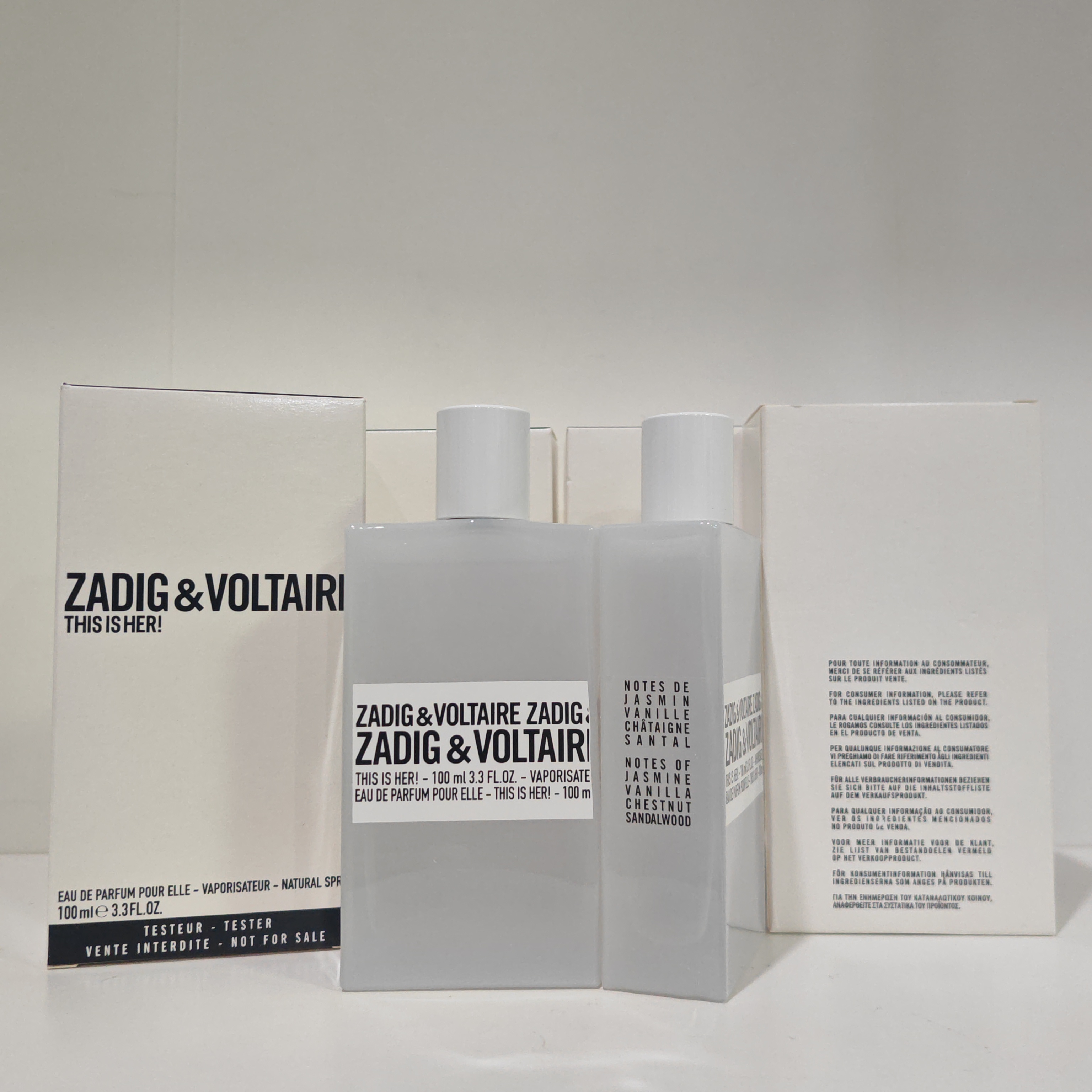 น้ำหอม Zadig & Voltaire This is HER EDP 100ml กล่องเทส