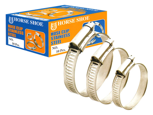 HORSE SHOE เข็มขัดรัดท่อสแตนเลส ตราเกือกม้า