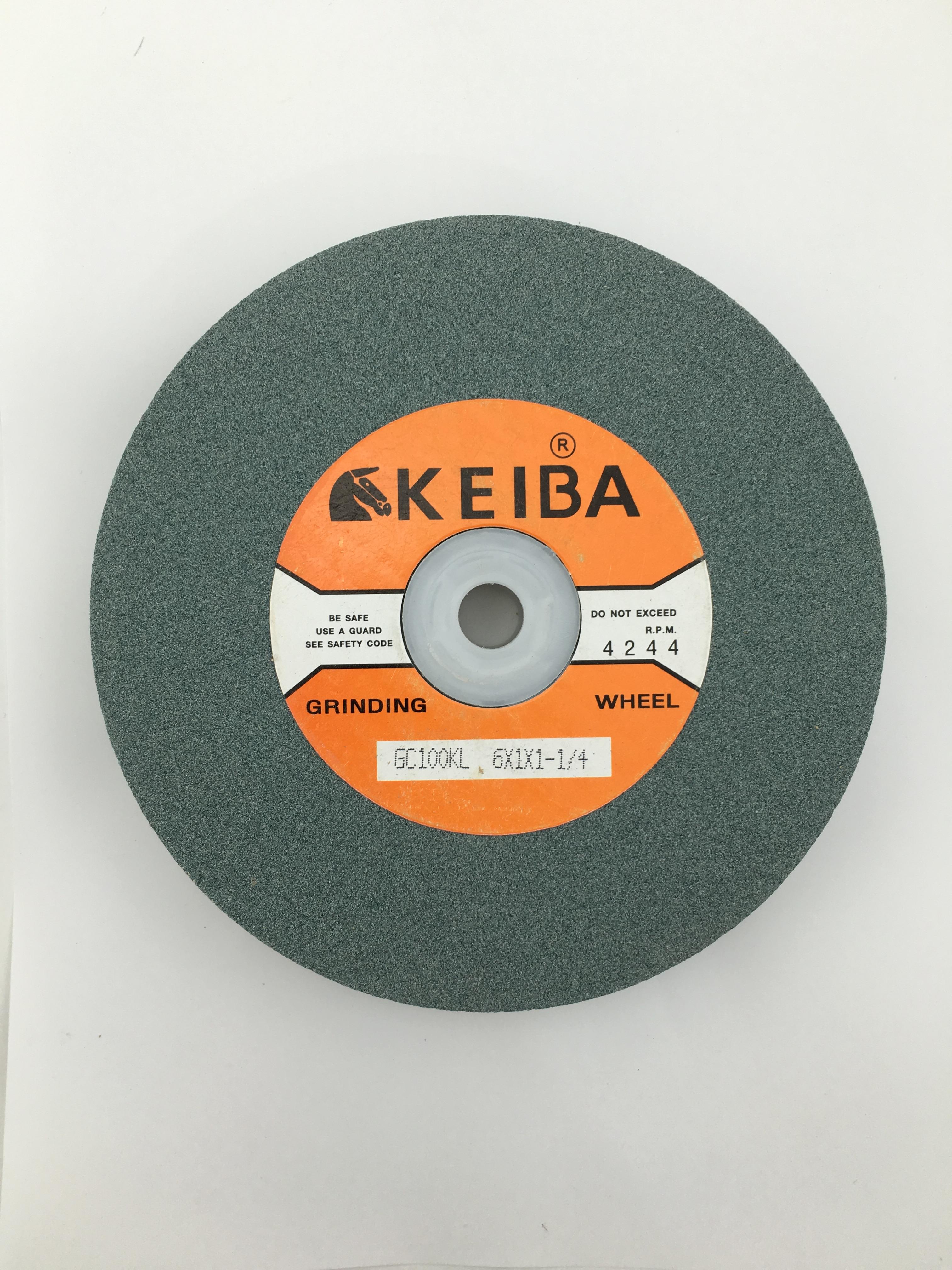 KEIBA หินเจียระไน สีเขียว ขนาด 6 นิ้ว ตราหัวม้า ญี่ปุ่น