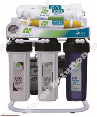 เครื่องกรอง RO 200 GPD Hydromax 6 ขั้นตอน น้ำแร่