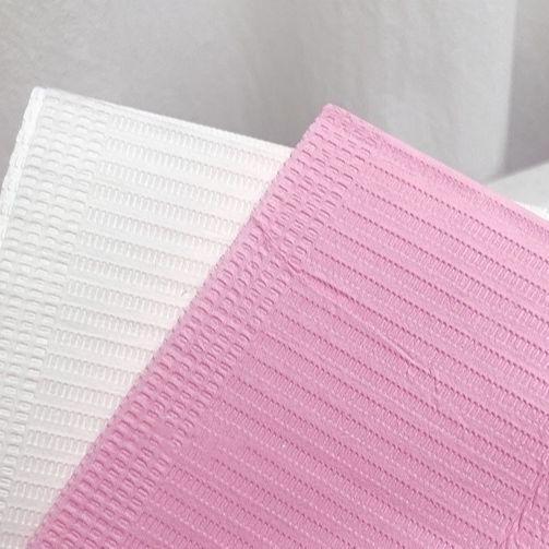 แผ่นปูโต๊ะทำเล็บ แผ่นรองโต๊ะใช้แล้วทิ้ง ผ้าปูโต๊ะกันเปื้อน กันน้ำ 125แผ่น/แพค