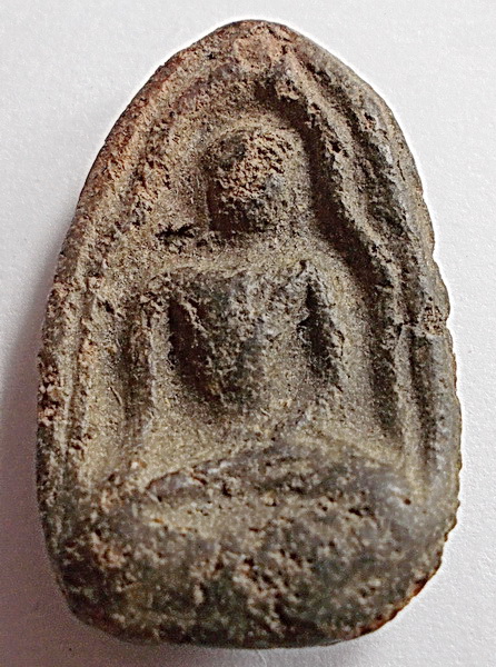 พระมอญแปลง เนื้อดิน หลวงพ่อดี วัดพระรูป สุพรรณบุรี