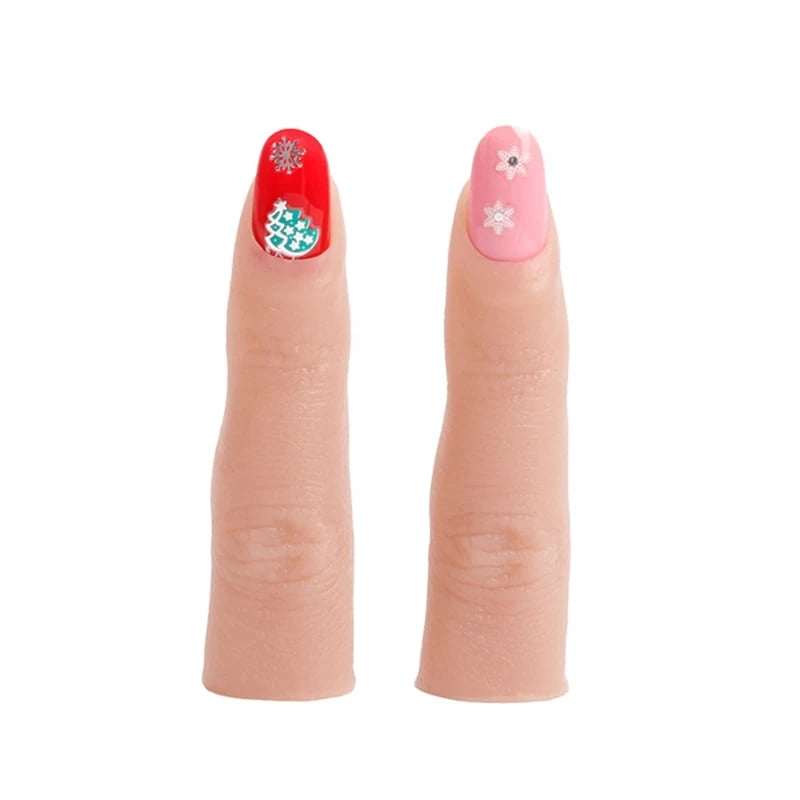 นิ้วซิลิโคน นิ้วยางฝึกทำเล็บ ฝึกต่อเล็บ บิดงอได้