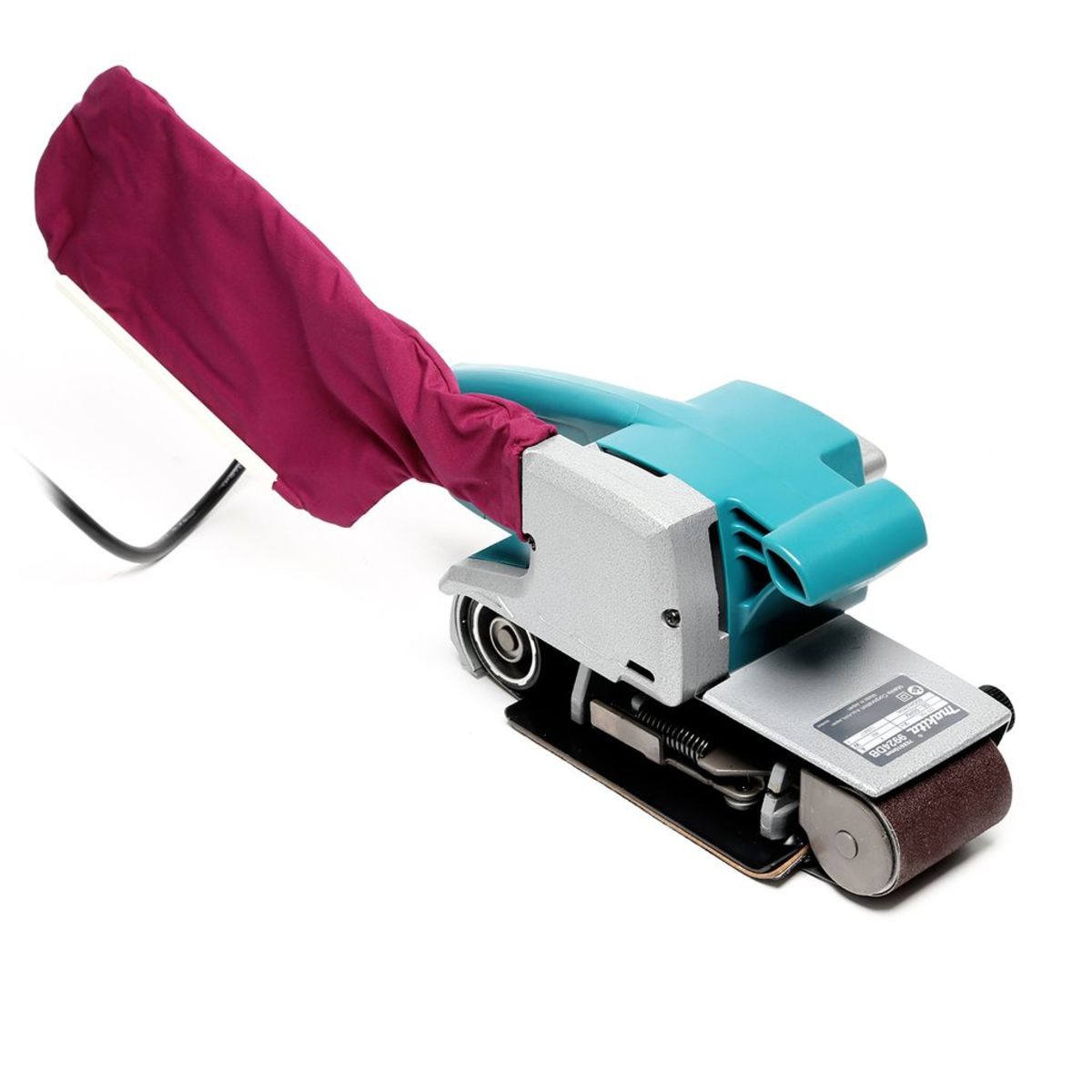 MAKITA 9924DB เครื่องขัดกระดาษทรายสายพาน ขนาด 3 X 24 นิ้ว 850 W มีถุงเก็บฝุ่น ฉนวนสองชั้น มีระบบกำจัดฝุ่น มากีต้า