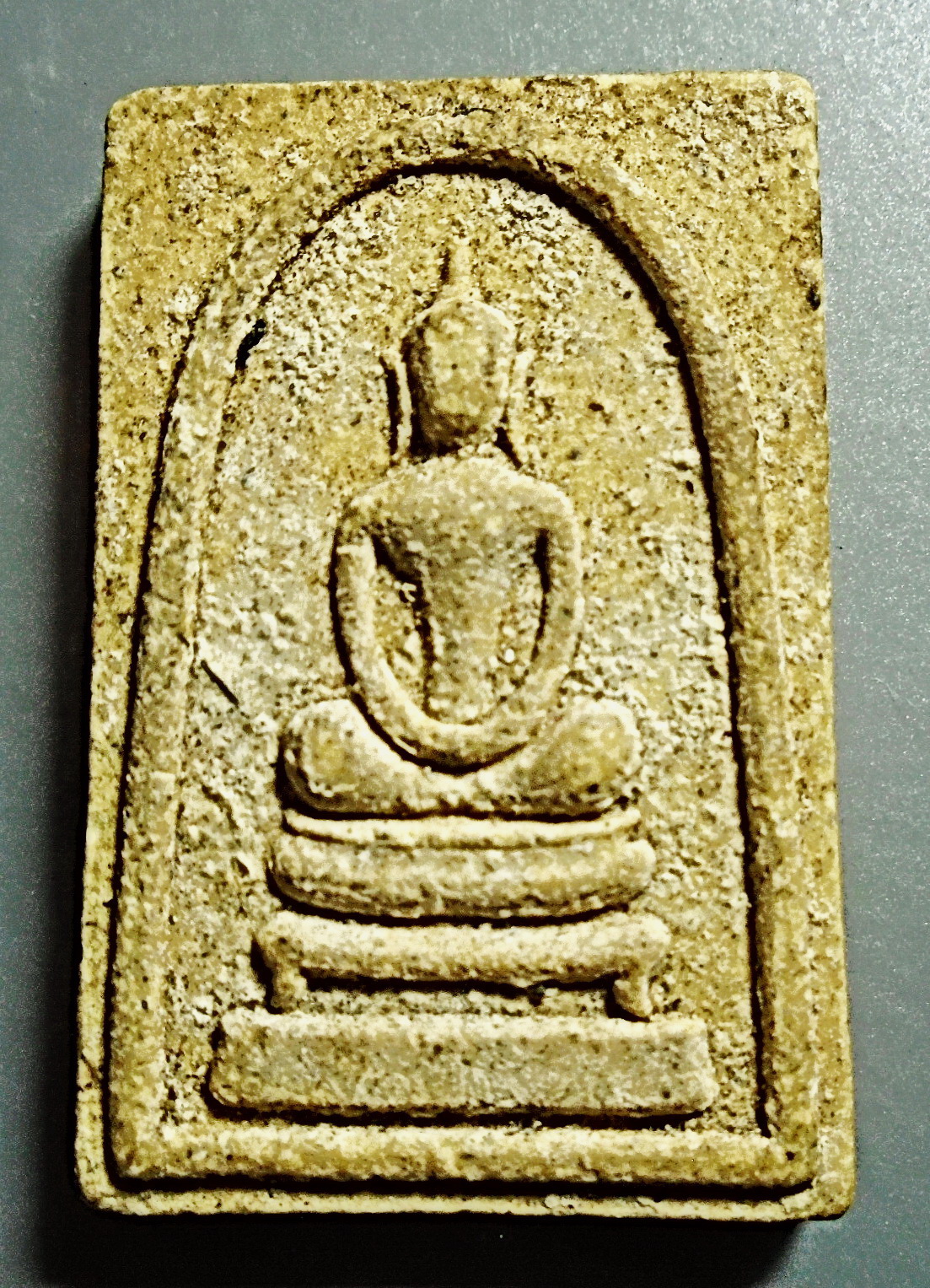 สมเด็จหลังพระสิวลี หลวงพ่อกวย วัดโฆสิตาราม พิมพ์ใหญ่ เอวเล็ก ปี 2515