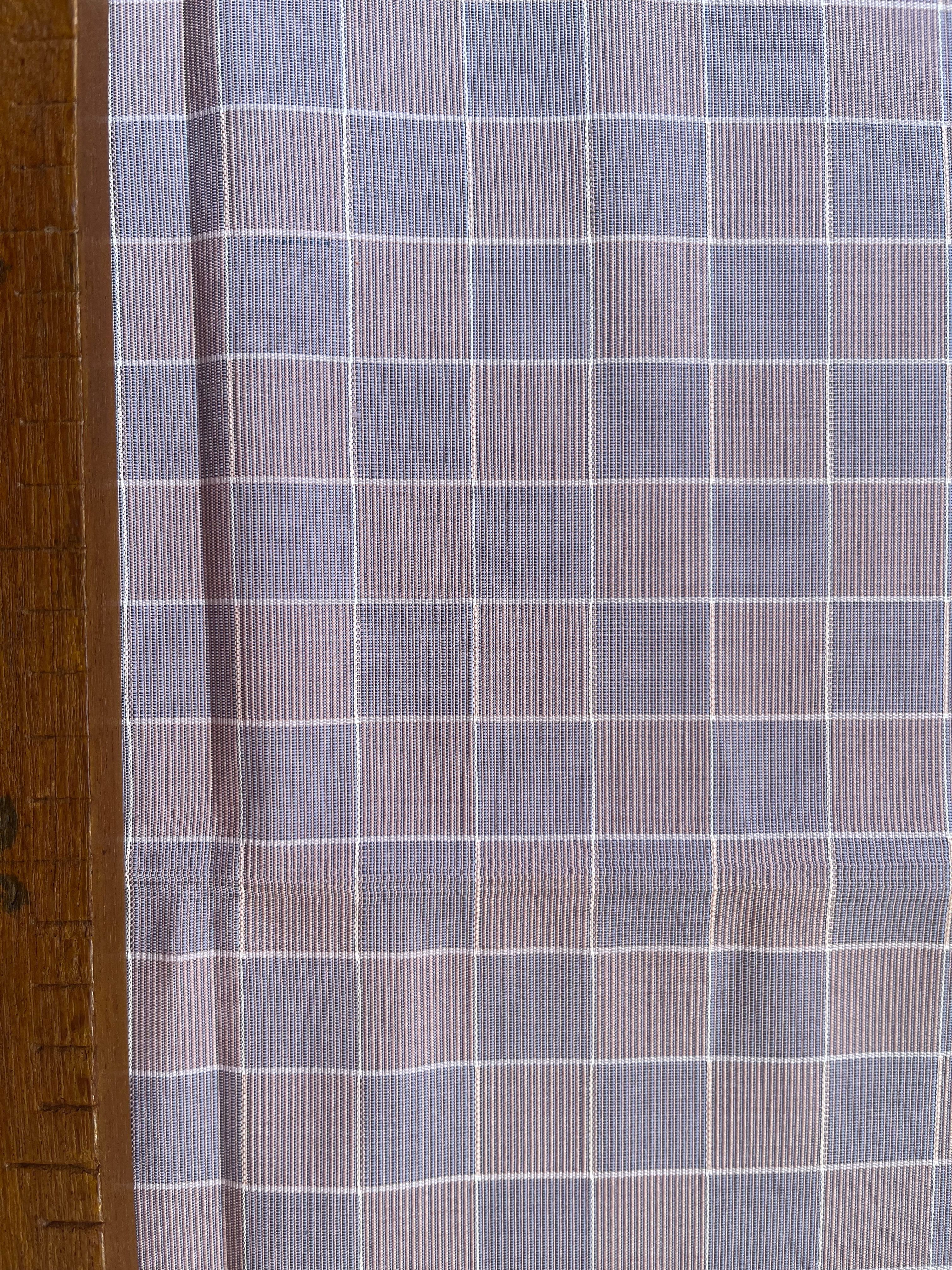 ผ้าไหมลายเกล็ดเต่า ไหมแท้ สีน้ำตาล ขายตามความยาวหลา รหัส R1D-76-0129682