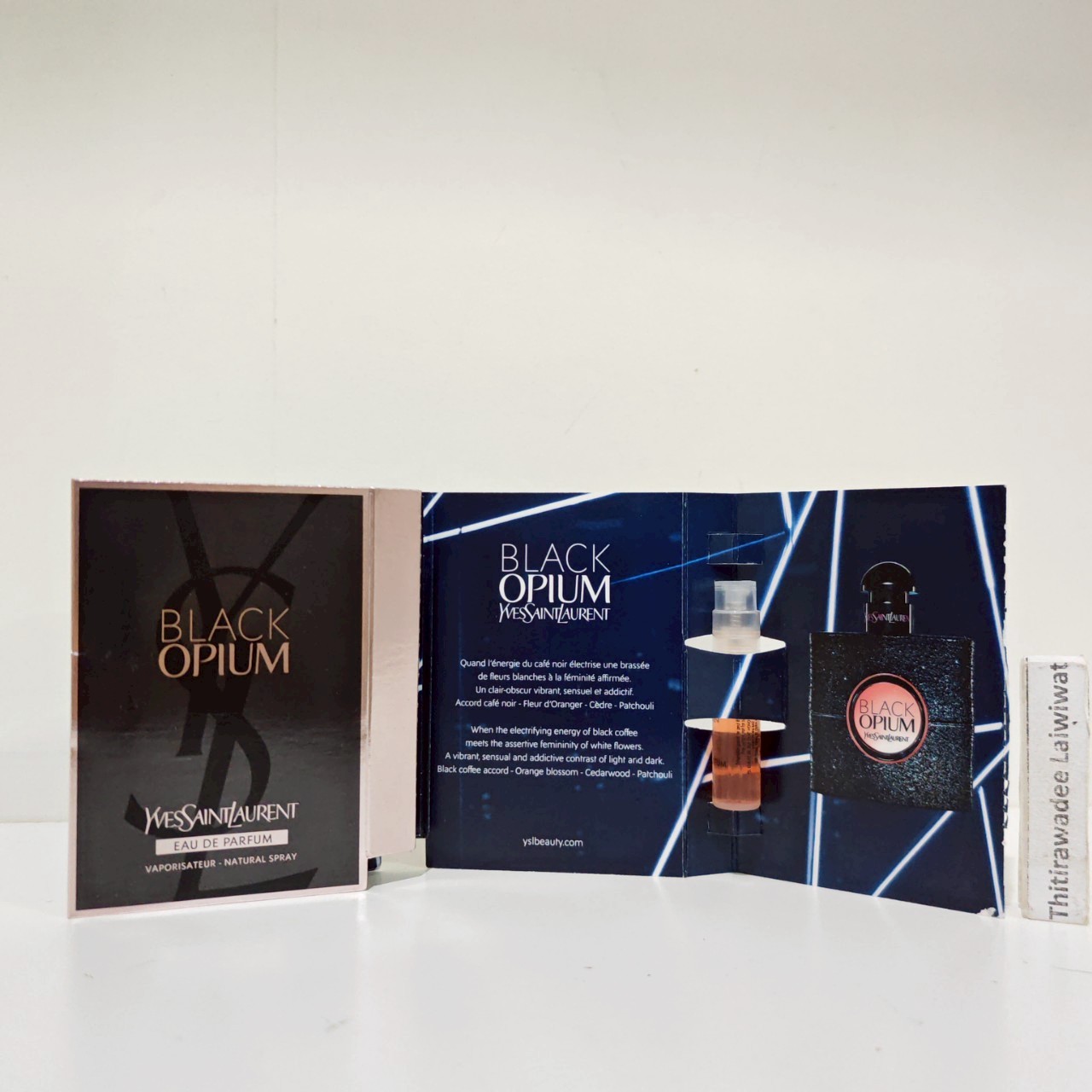 น้ำหอมไวออลหลอดทดลอง YSL Black Opium EDP 1.2ml Spray Sample Vial แบบหลอดทดลอง น้ำหอมไวออลแบบหลอด