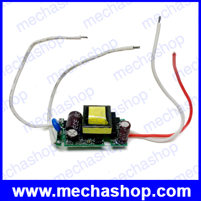 ไดร์เวอร์ แอลอีดี บอร์ดแปลงไฟ DC 8-12W LED Driver AC85V-265V for DIY High Power LED Flood Light lamp Output 24-43V