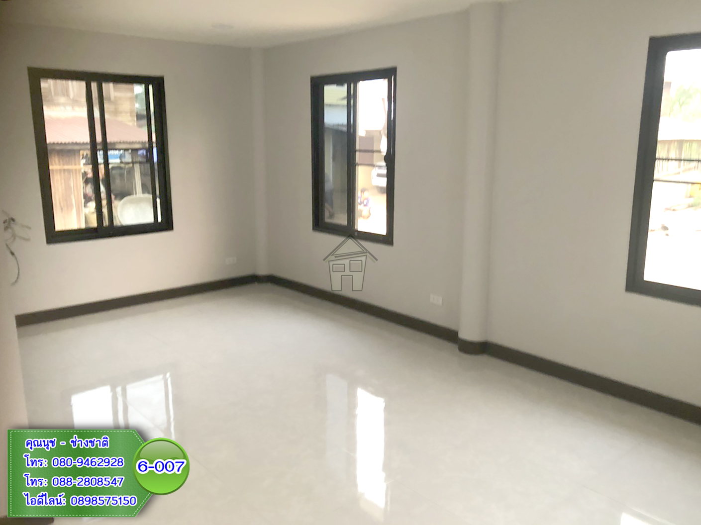 6-007 บ้านน็อคดาวน์ - บ้านหลังใหญ่ - ทรงปั้นหยา