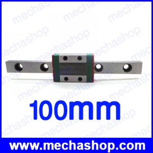 ลิเนียร์โมชั่นไกด์ ยี่ห้อ AXK Linear Motion Guide LM Guide 9mm Linear Guide MGN9 L= 100mm linear rail way + MGN9C