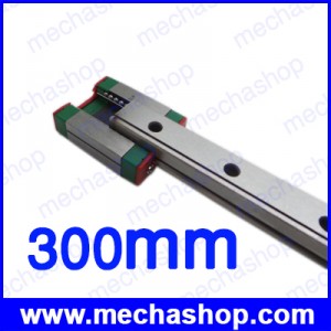 ลิเนียร์ไกด์ ลิเนียร์โมชั่นไกด์ LM Guide 12mm Linear Guide MGN12 L= 300mm linear rail way + MGN12C Linear Motion Guide ยี่ห้อ AXK