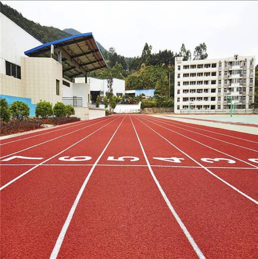 แผ่นยางปูพื้นลู่วิ่งกรีฑา พื้นยางสังเคราะห์ หนา20mm