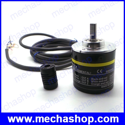 เอ็นโค้ดเดอร์ โรตารี่เอ็นโค้ดเดอร์ E6B2-CWZ1X 360P/R 2M Incremental Rotary Encoder 5Vdc