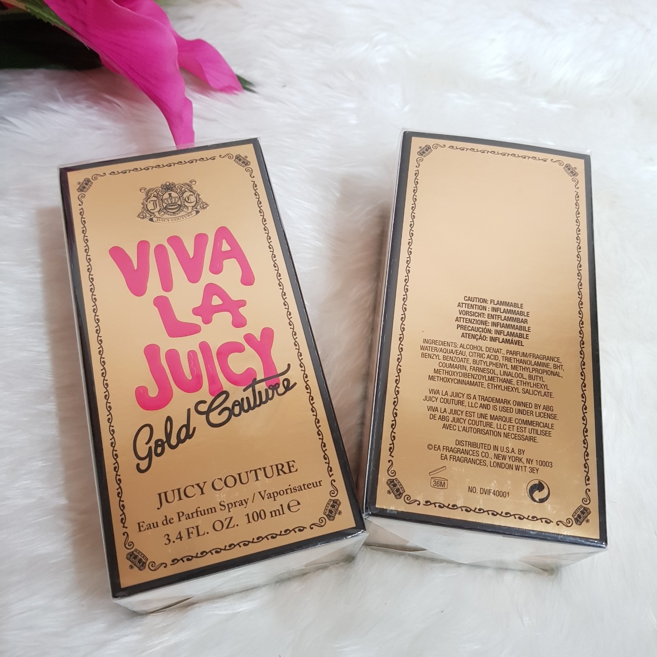 น้ำหอมแท้ Juicy Couture Viva Juicy Gold Couture EDP 100ML. กล่องซีลของแท้